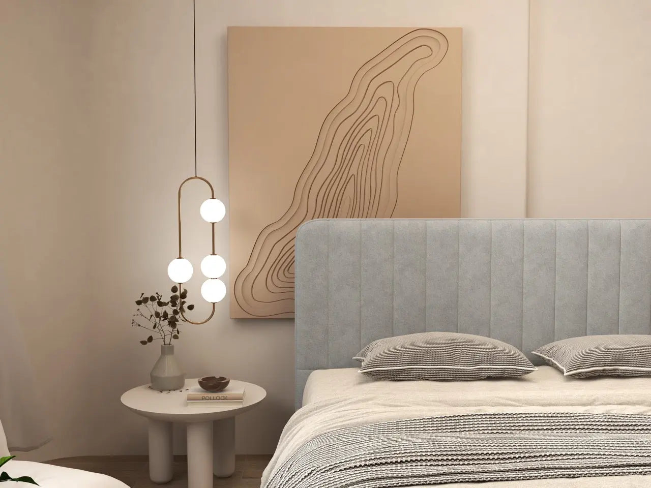 Pat dormitor dumonde, tapitat gri, Venice 160x200 cm, somiera rabatabila inclusa, spatiu depozitare