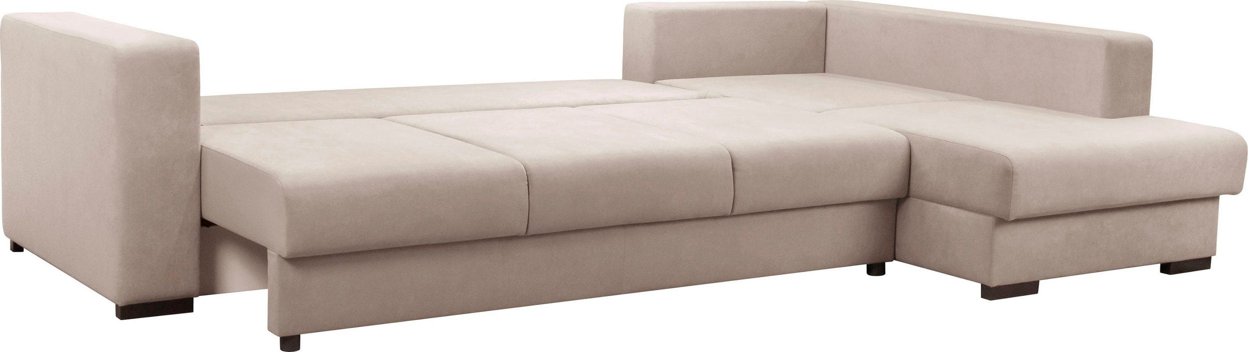 Colțar extensibil cu ladă de depozitare Gloria Pink 325x195 cm | Dumonde Furniture & Deco Concept.