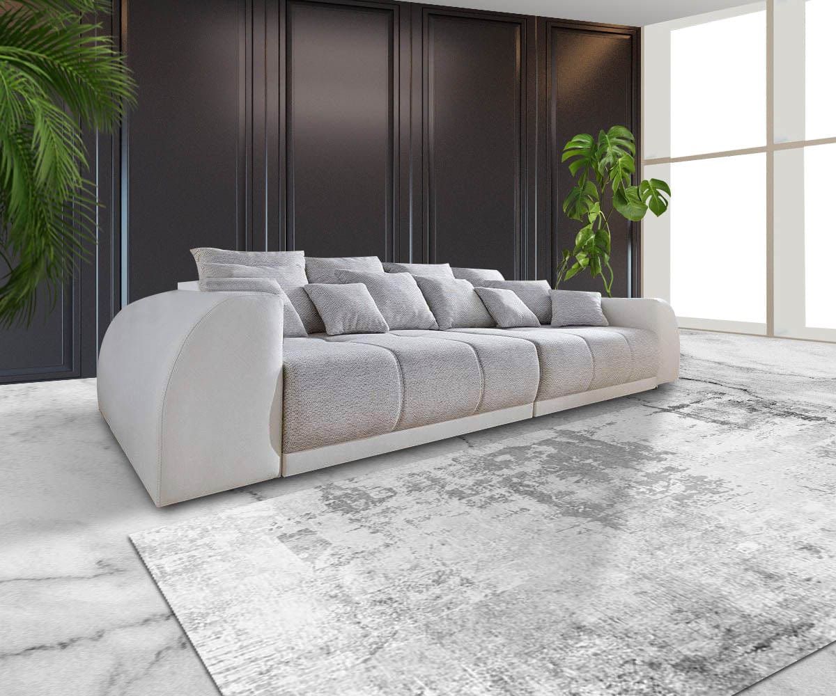 Canapea extensibilă cu 2 lazi de depozitare Big Sofa Verona 305x110 cm | Modern Living