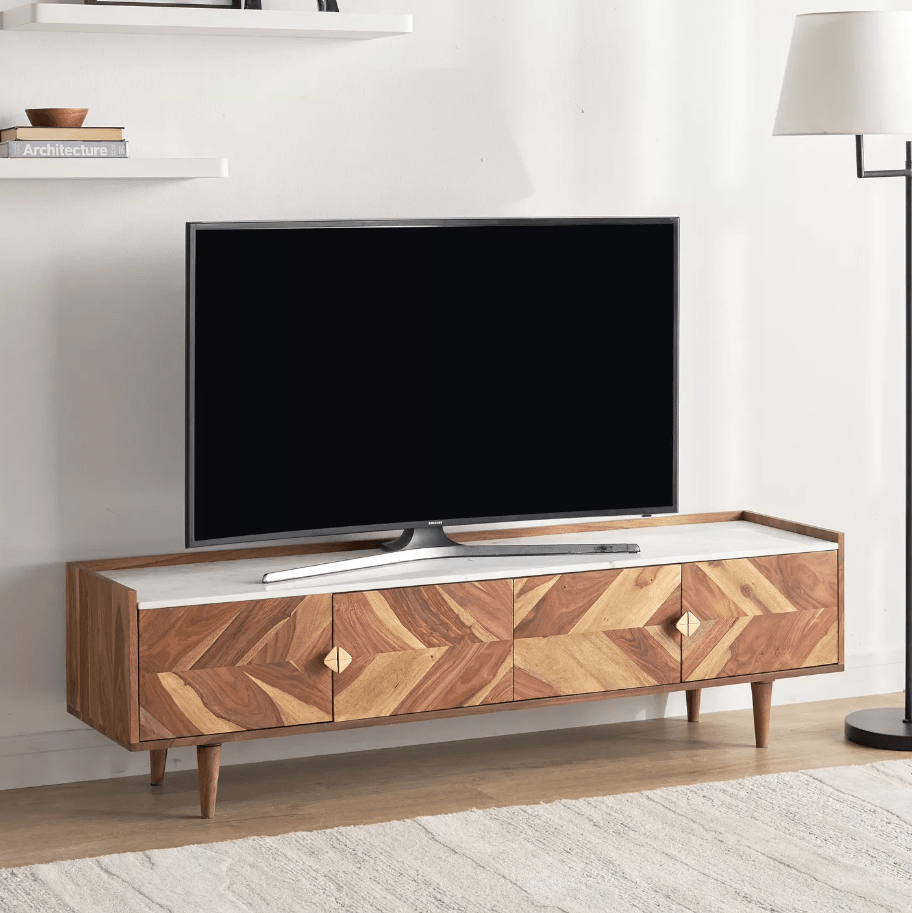 Comodă Tv Dado din lemn de acacia 160 x 40 x 45cm